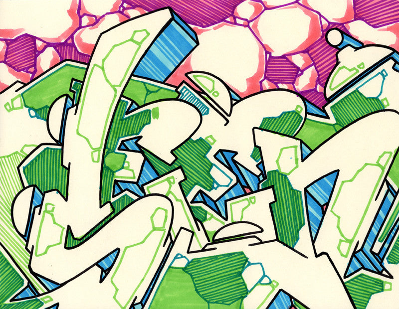 GRAFFITI ARTIST SEEN - WildStyle 25- Drawing