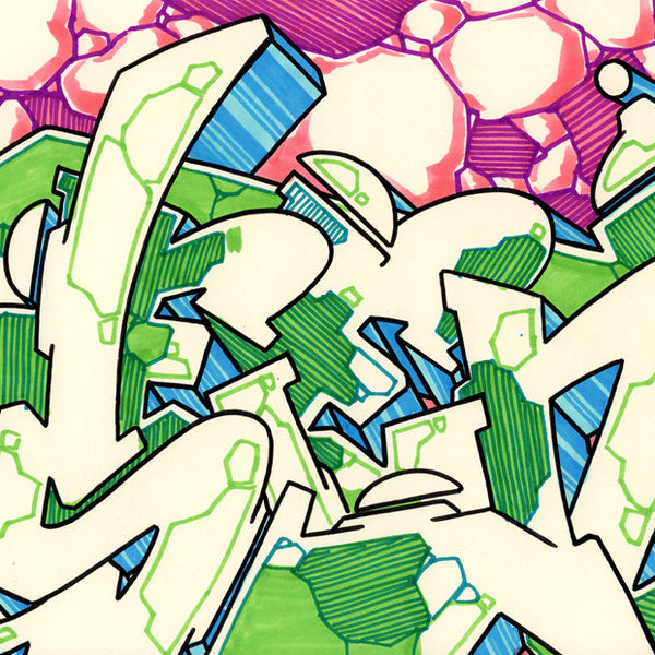 GRAFFITI ARTIST SEEN - WildStyle 25- Drawing