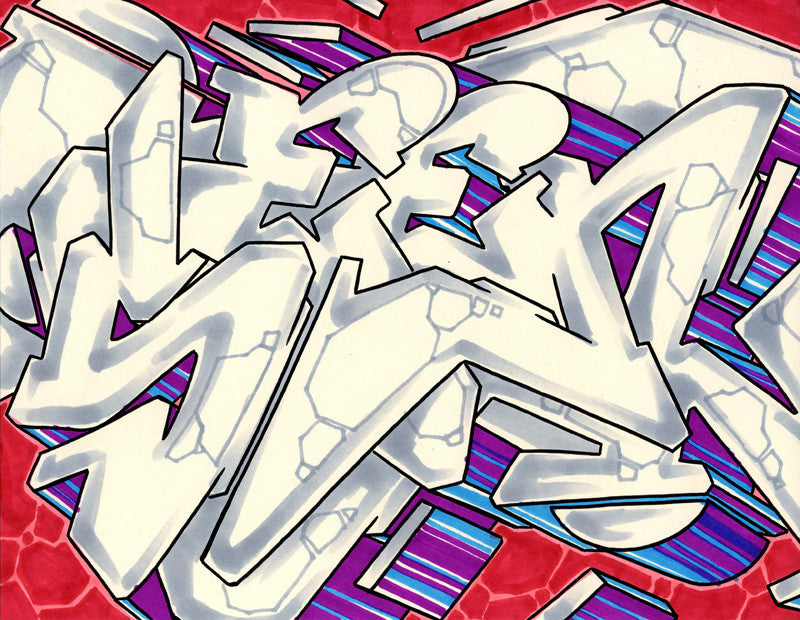 GRAFFITI ARTIST SEEN - WildStyle 26- Drawing