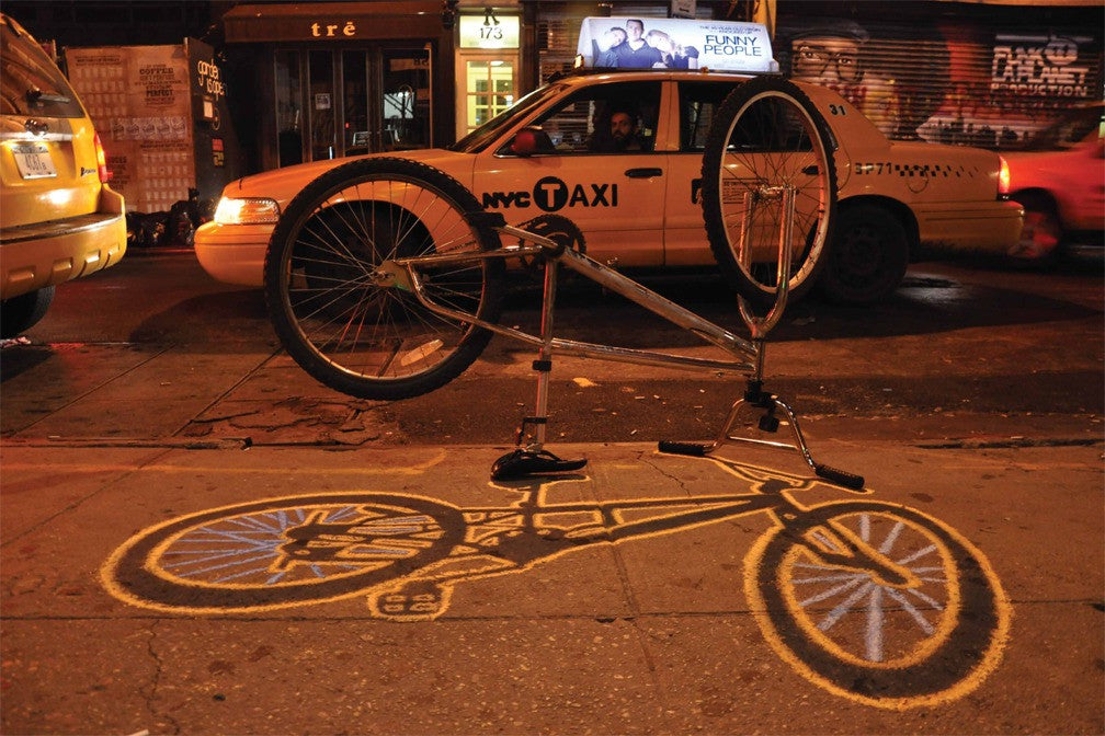 ELLIS G. - "NYC Cab w/bike"