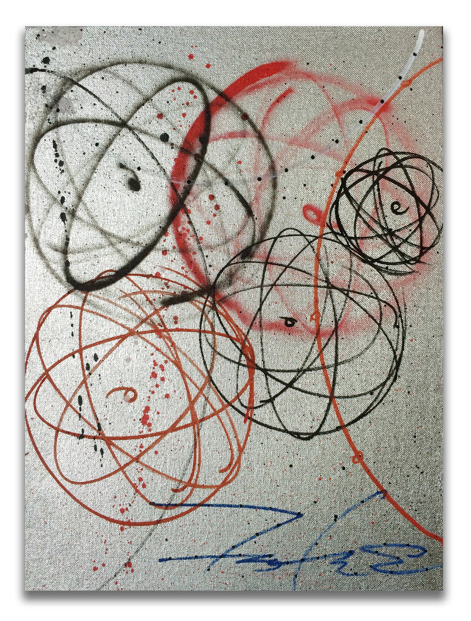 FUTURA 2000 - " Chrome Atoms" Painting