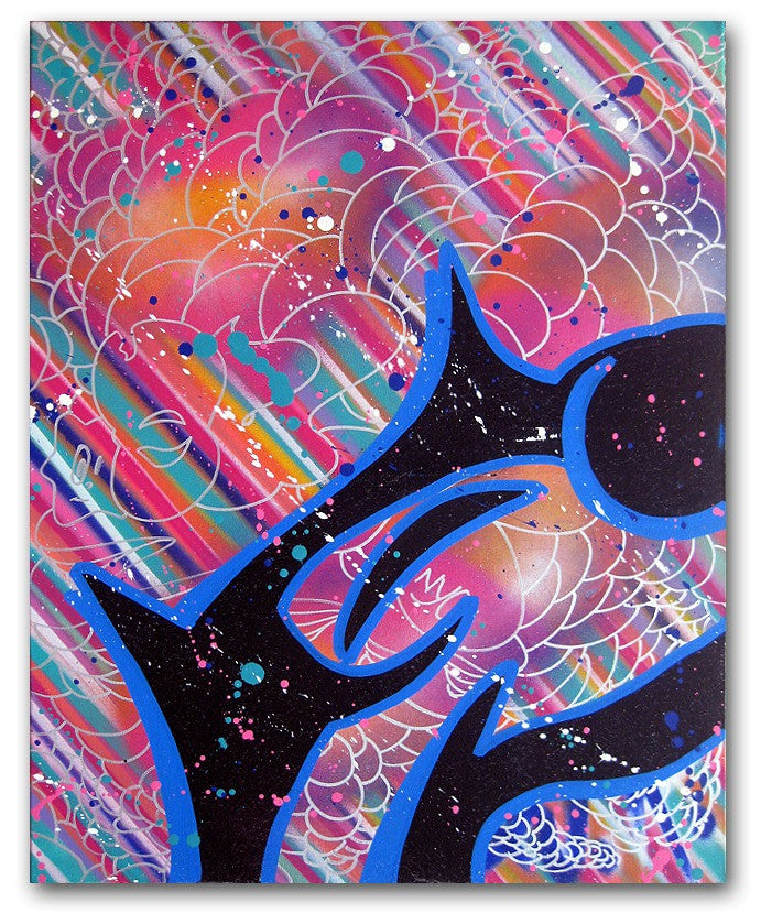QUIK - "Pyschedelic Felix" Painting