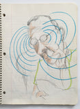 DANIEL JOHNSTON- "Untitled" Notebook Drawing 1980