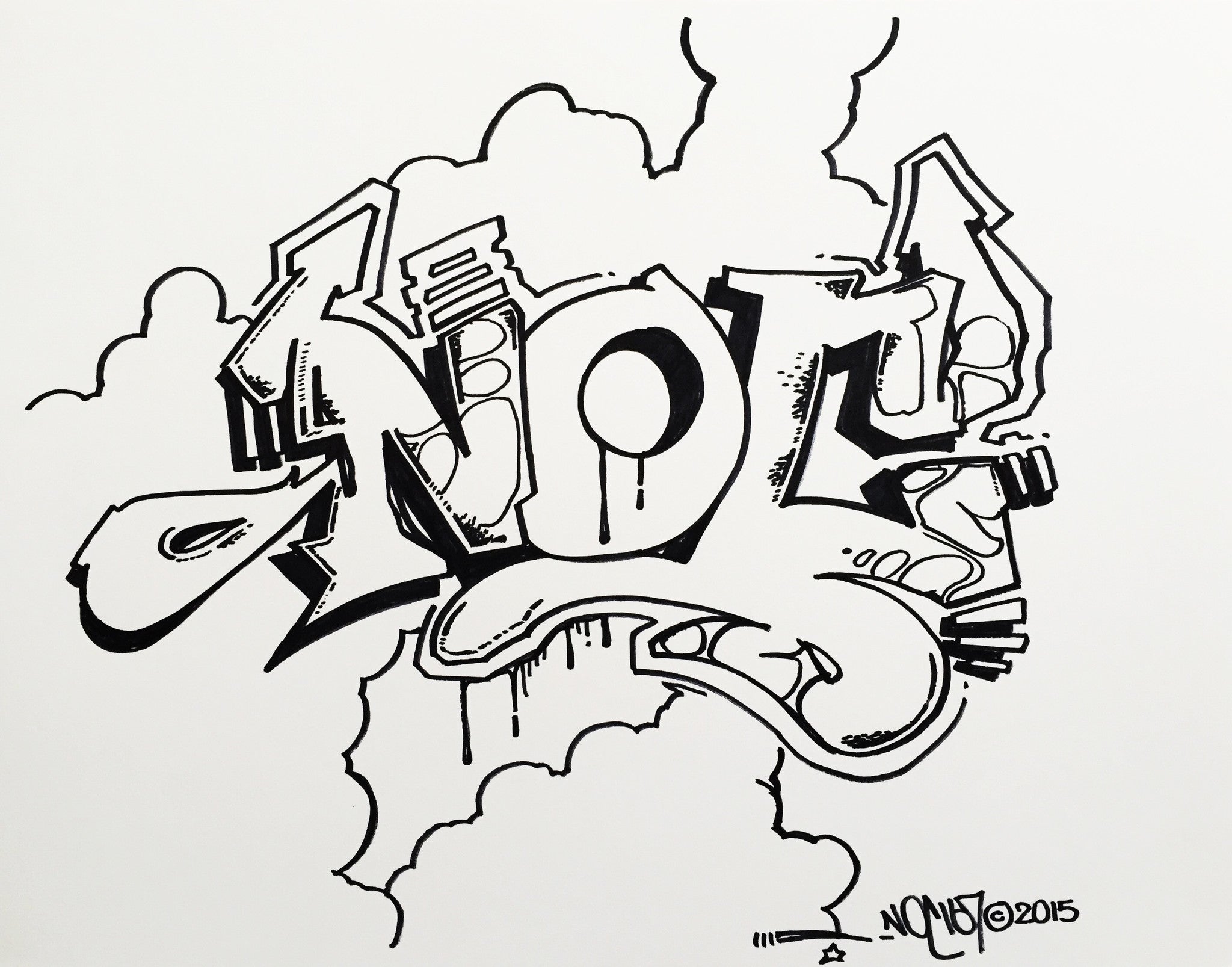 NOC 167 - "NOC" Drawing