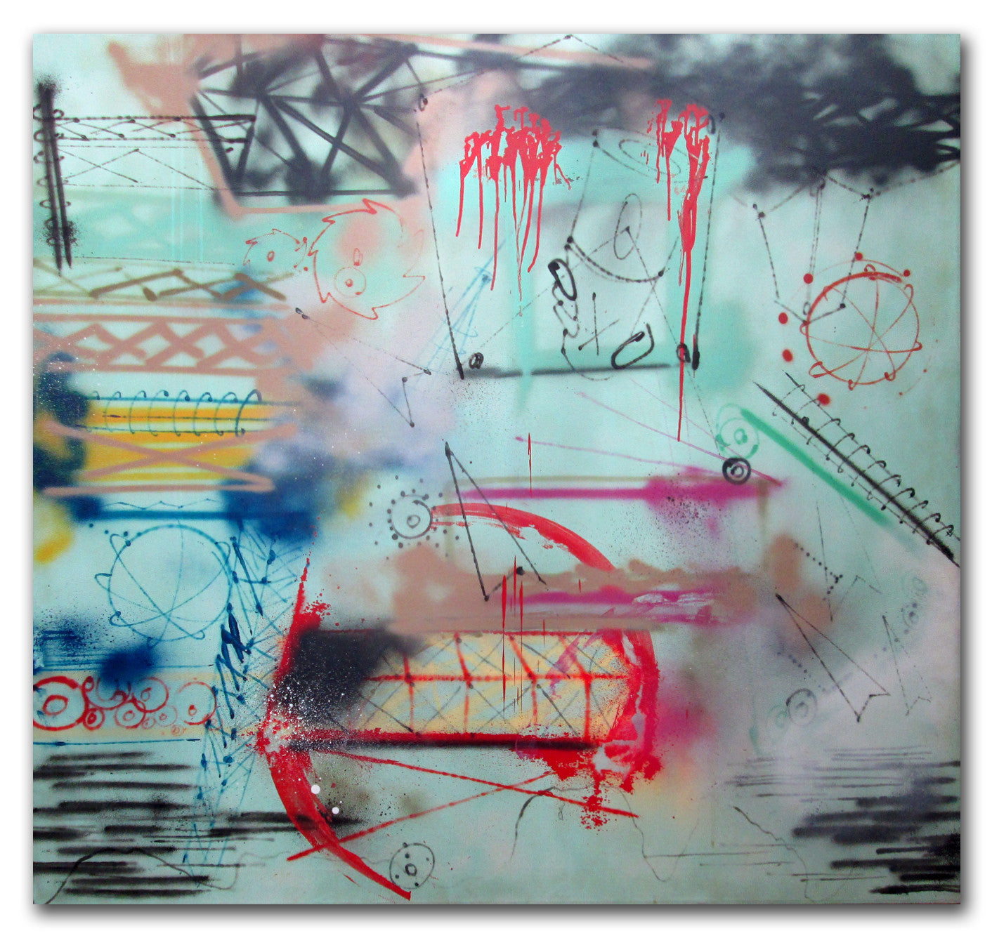 FUTURA 2000 -"Untitled" 1984 painting