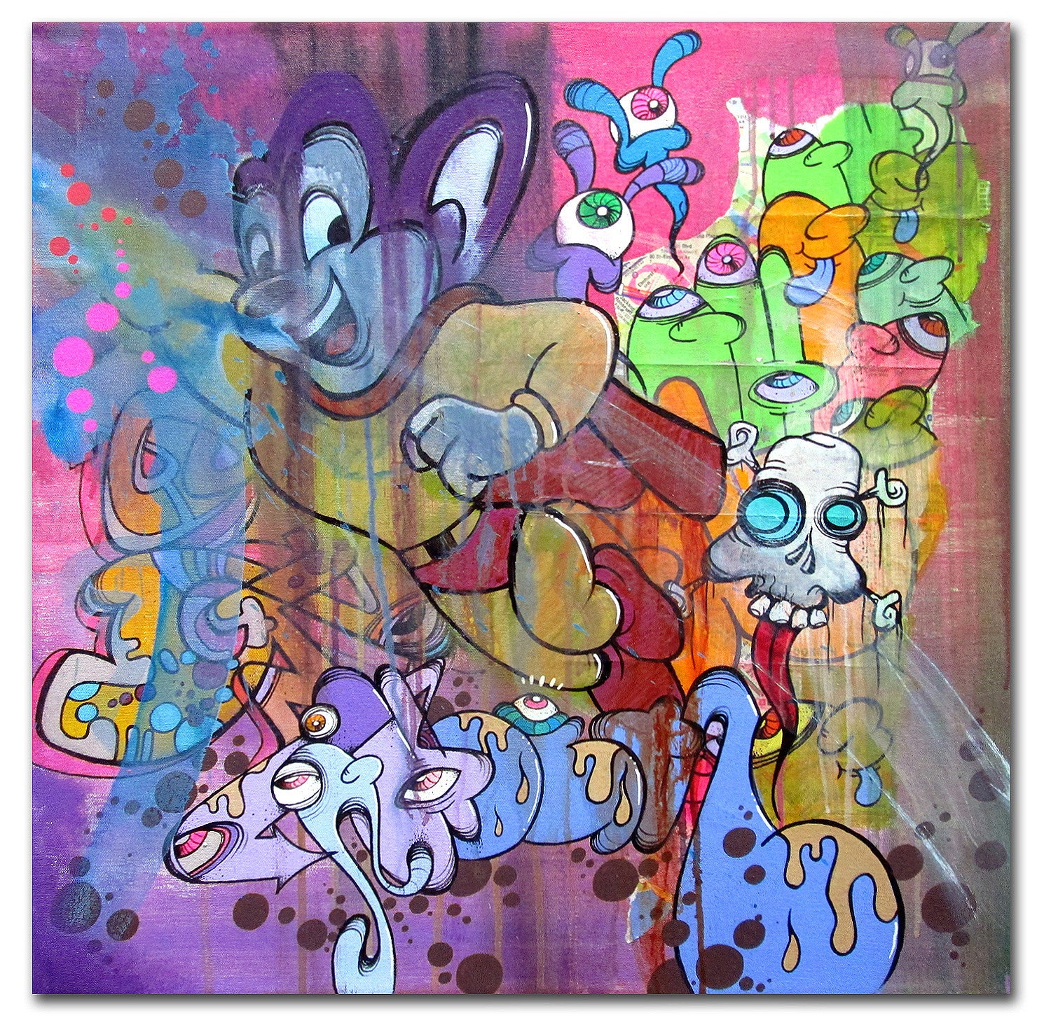 GHOST- Mighty Mouse Canvas