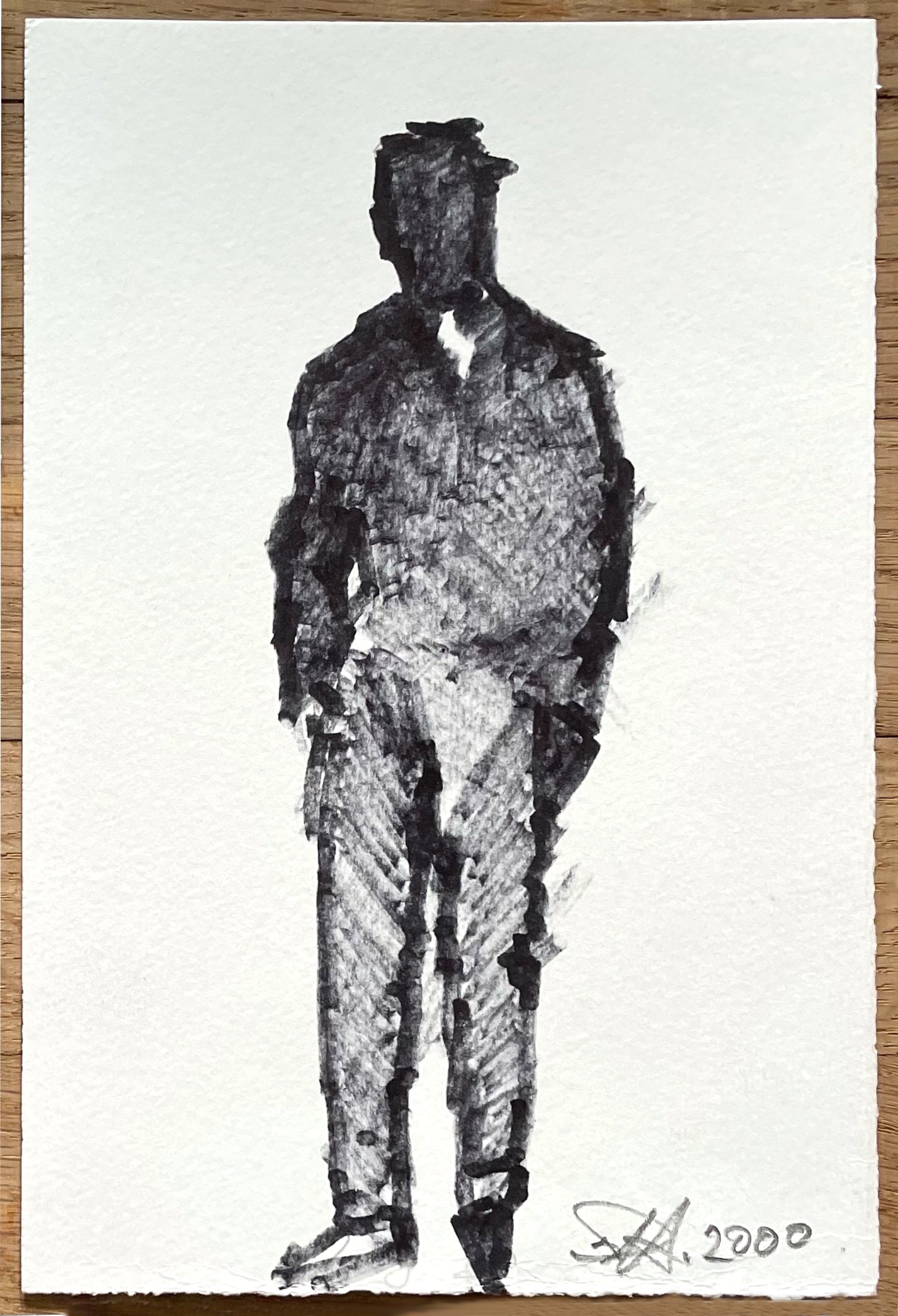 Richard Hambleton - "Shadow man"