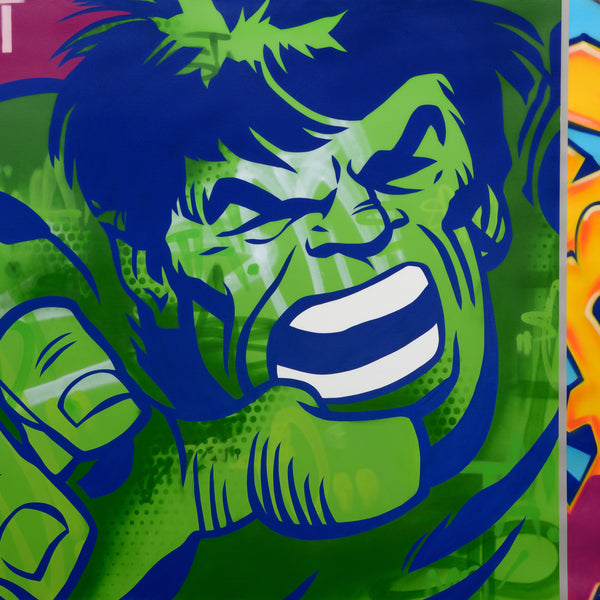 SEEN "HULK" Aerosol on Canvas