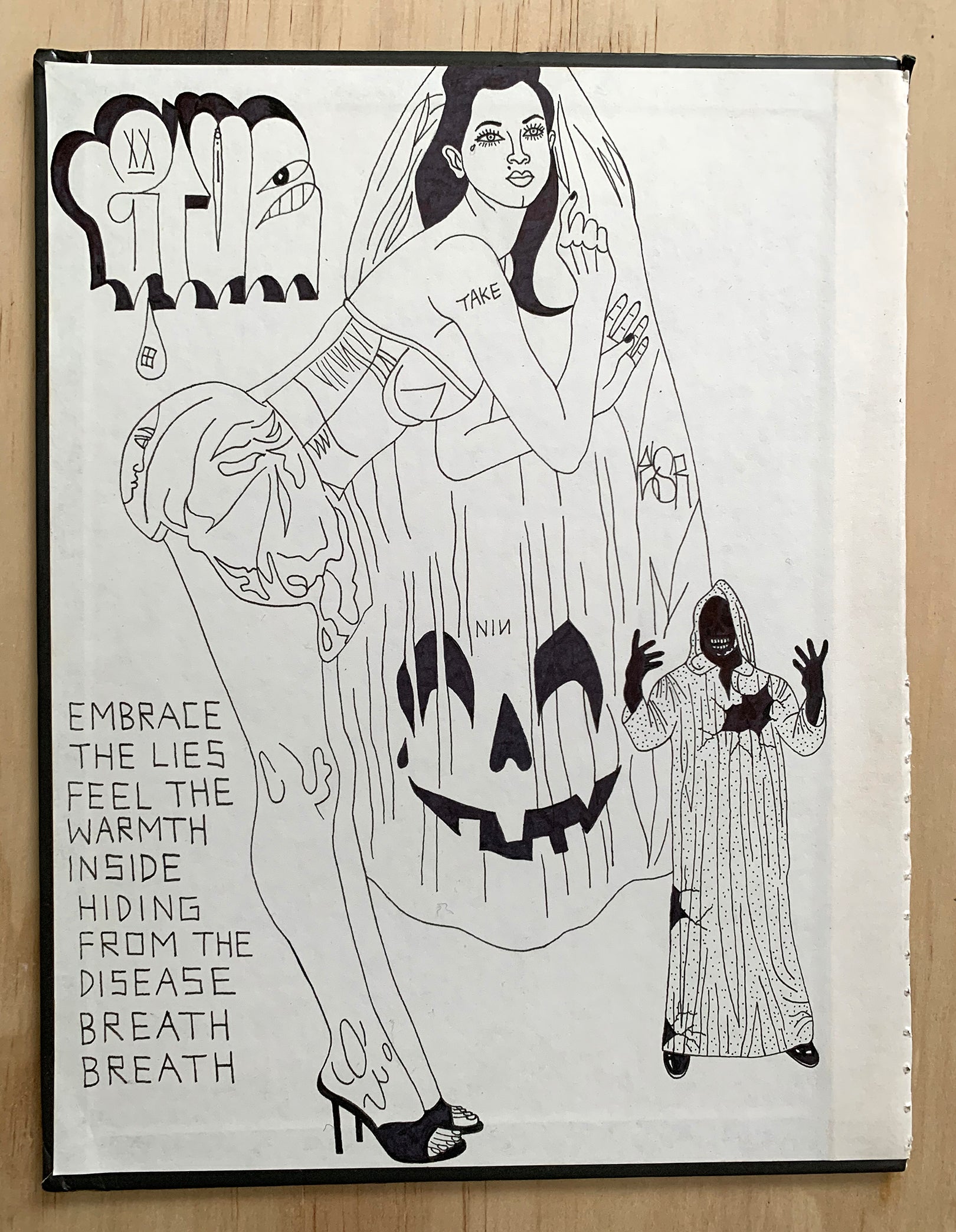 ALBERT REYES "Embrace the lies.."Drawing