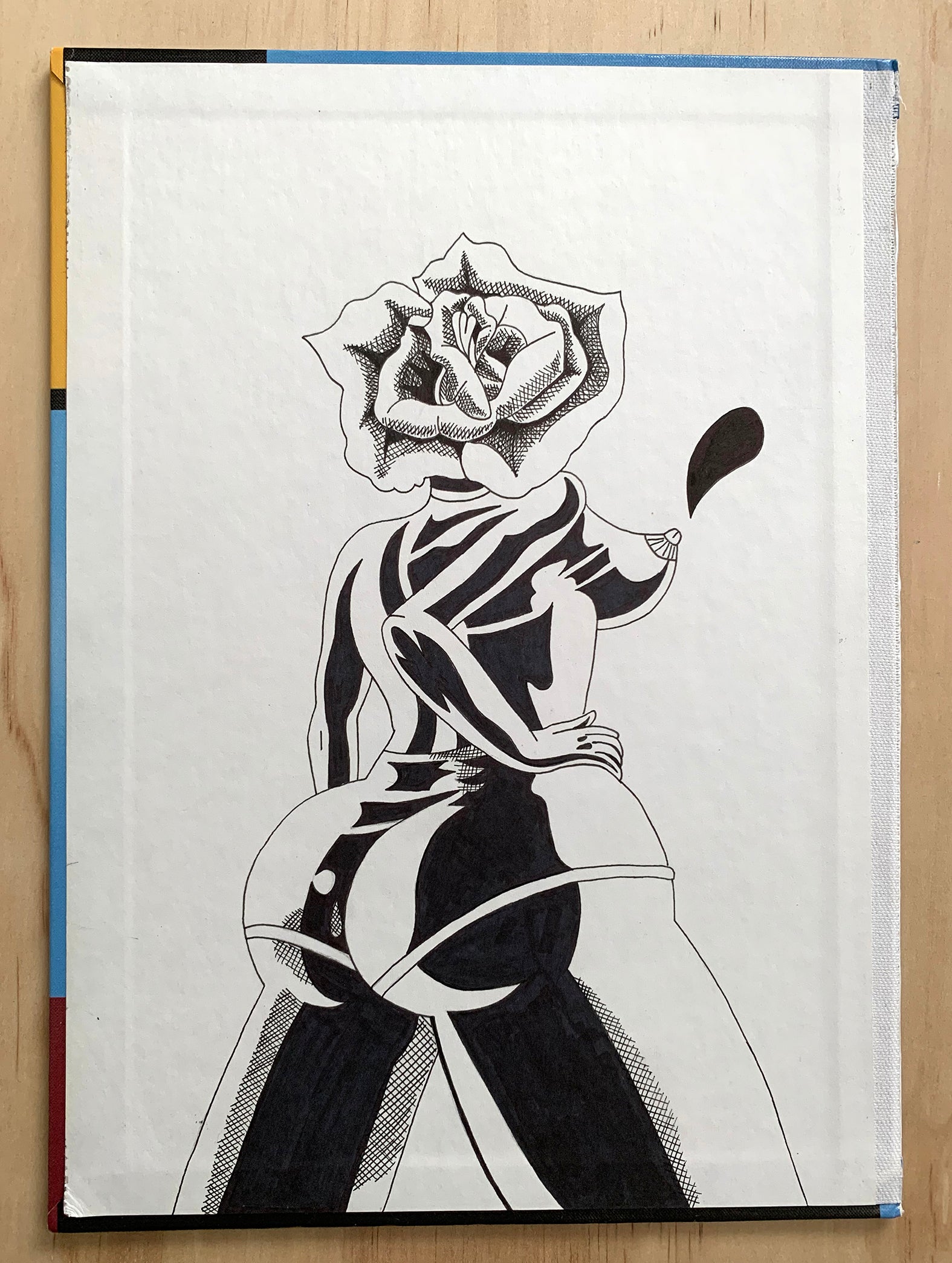 ALBERT REYES "Untitled" Drawing