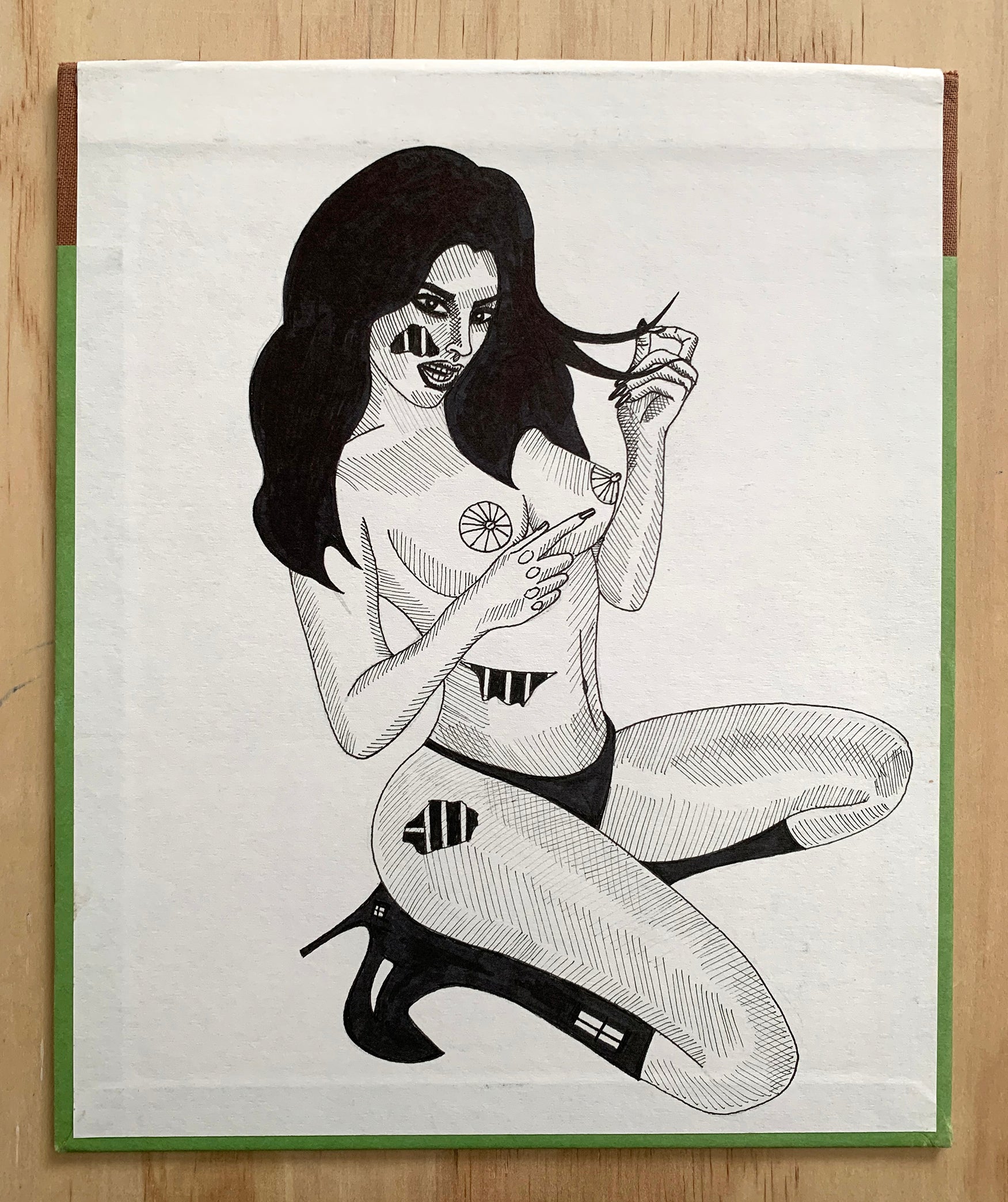 ALBERT REYES "Untitled" Drawing