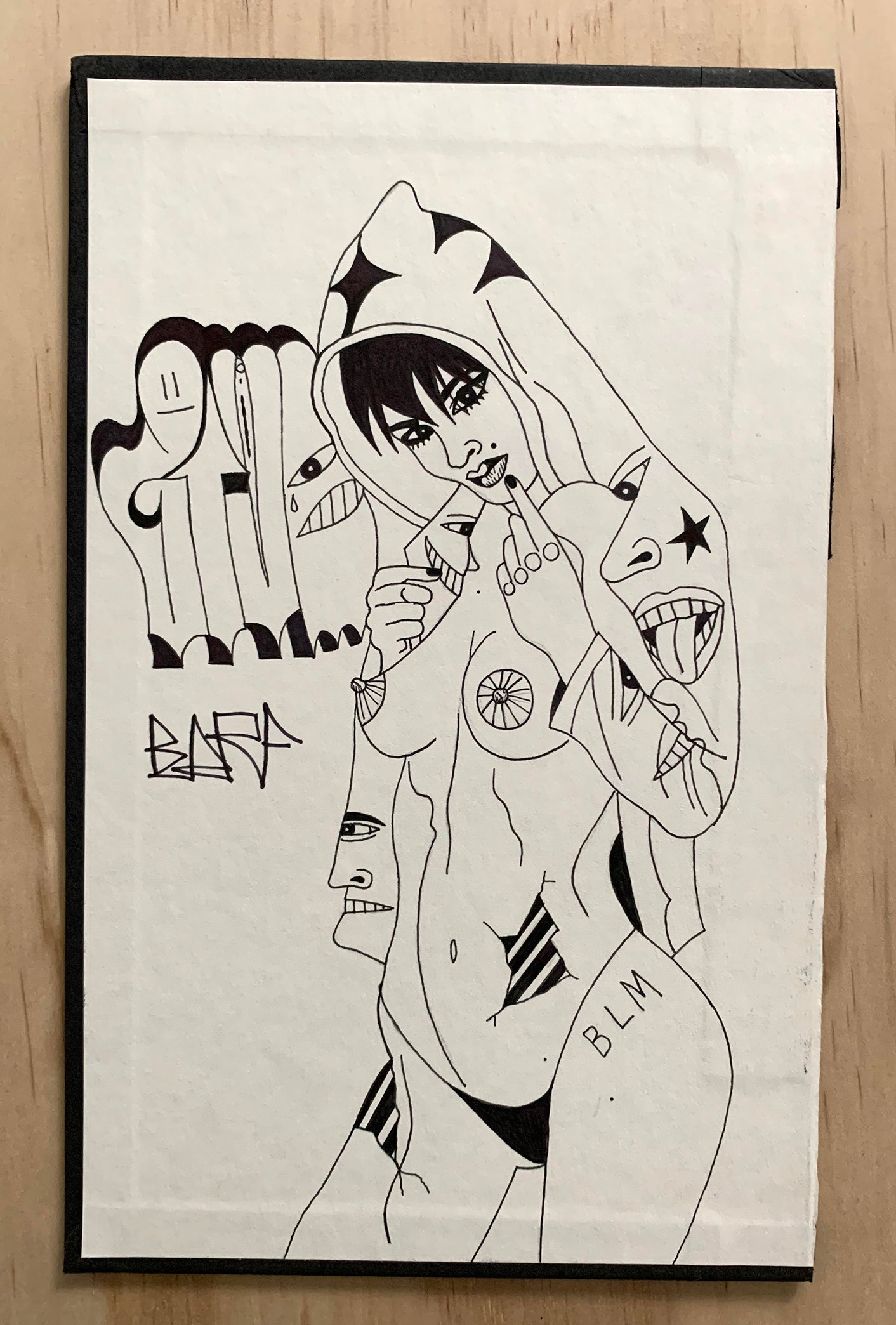 ALBERT REYES "Untitled" Drawing