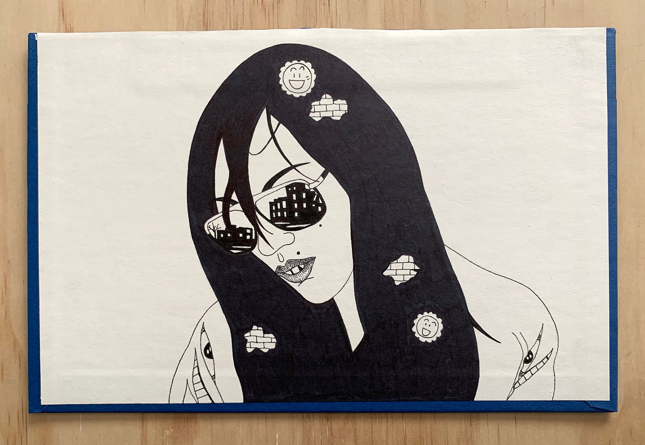 ALBERT REYES "Untitled" Drawing