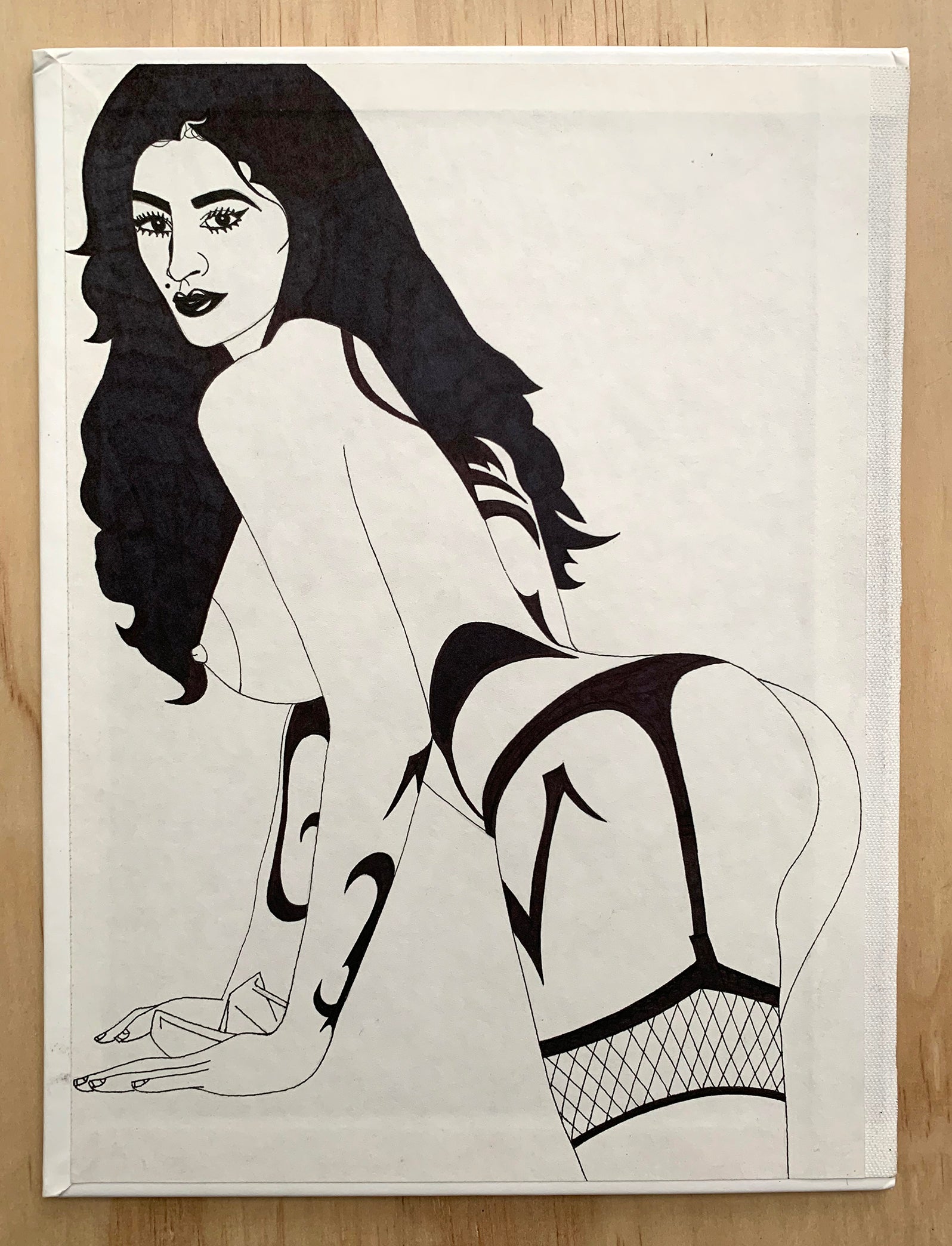 ALBERT REYES "Untitled" Drawing