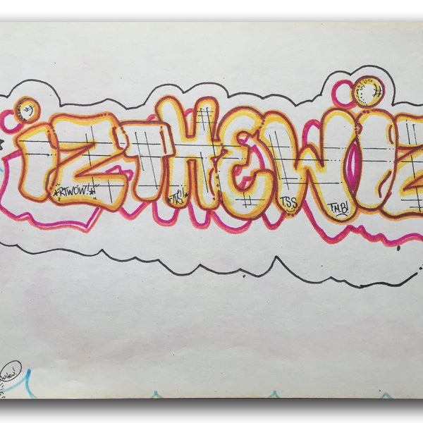 IZ THE WIZ - " IZ THE WIZ" Drawing 1987