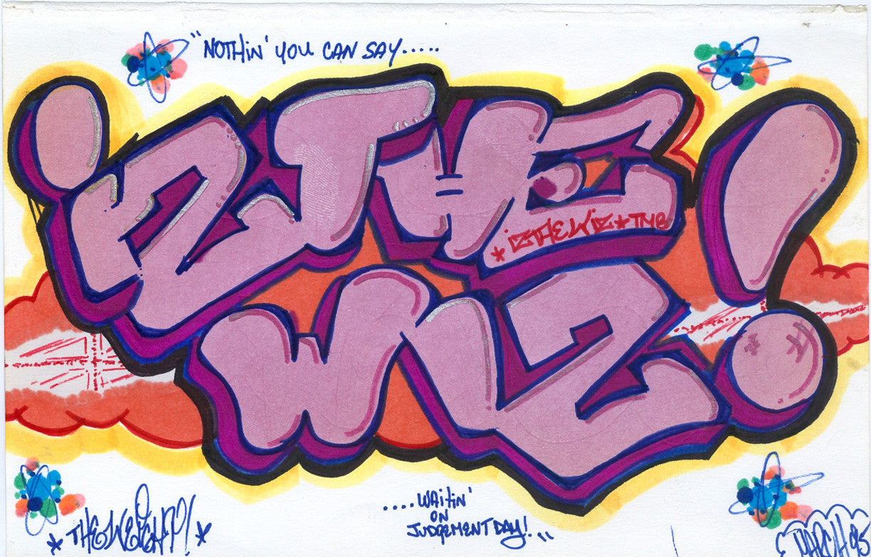 IZ THE WIZ - Black Book Drawing #7