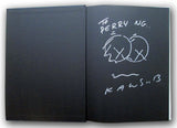 KAWS - "Downtime" Book with Original Drawing