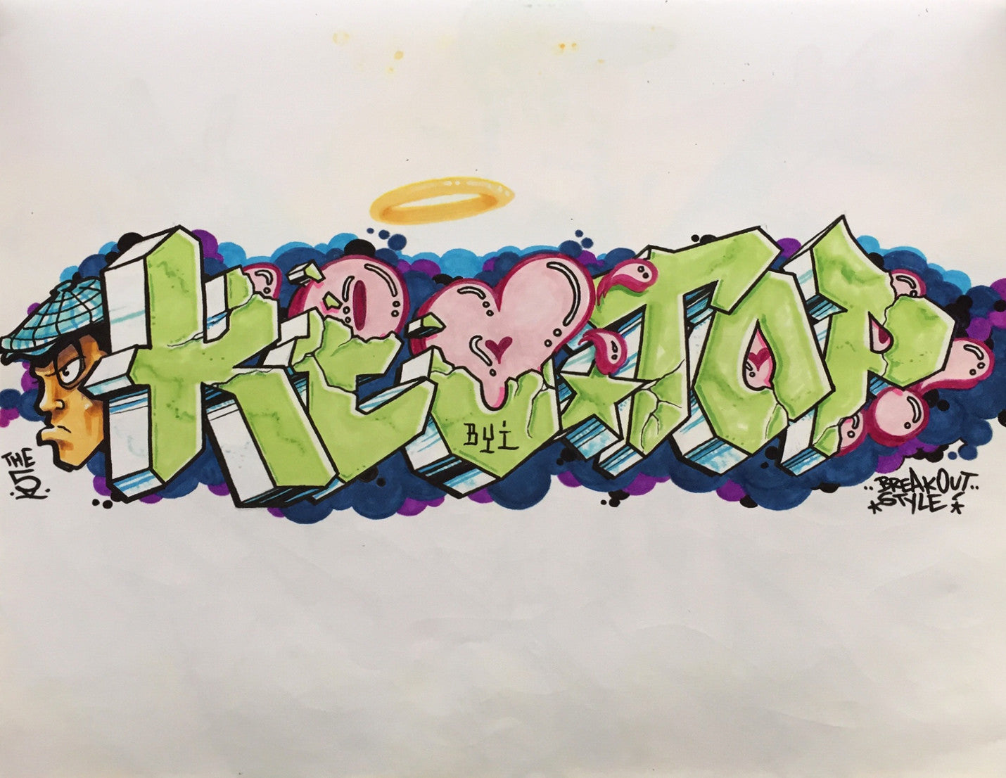 KEO - "Break Out Style" Black Book Drawing