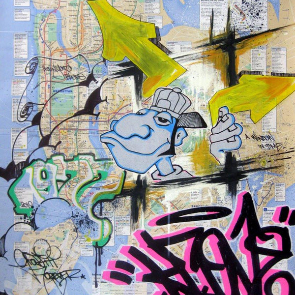 SEEN   "Wildstyle 19" Canvas & KR ONE Map