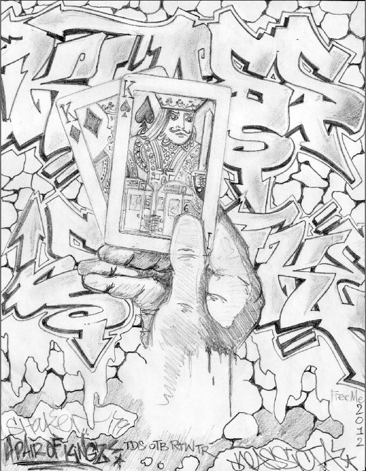 KLASS RTW - "Pair of Kings" Drawing