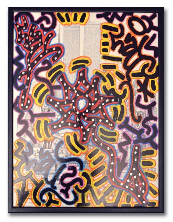 LA II - "City Flower NYC 911" Painting