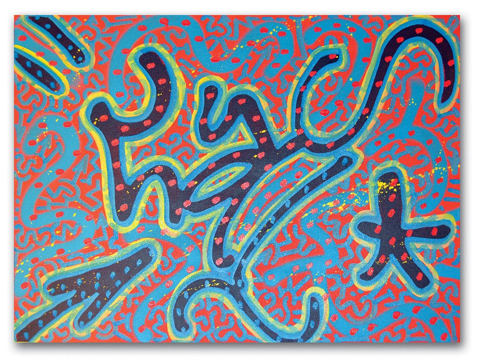 LA II - "Fallen Star" Painting