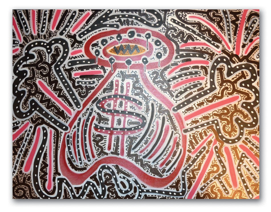 LA II - "Bag$ of Joy" Painting