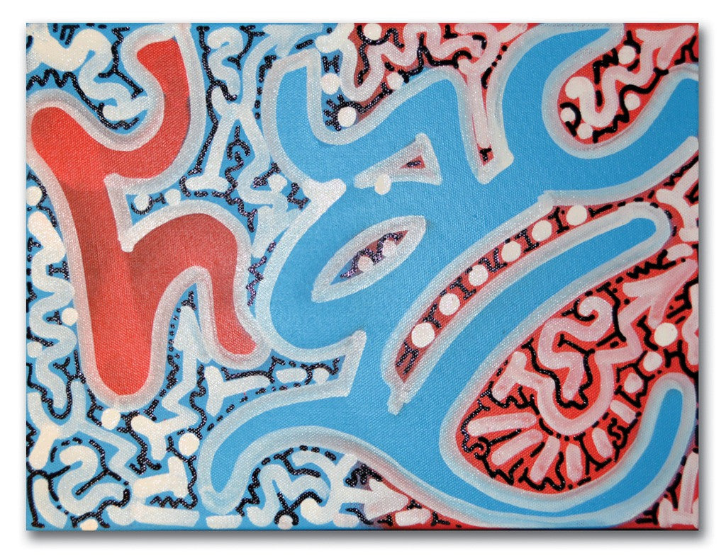LA II - "Blue Daylight" Painting