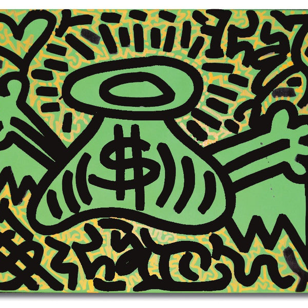 LA II - "Money Bag- Green"  Painting