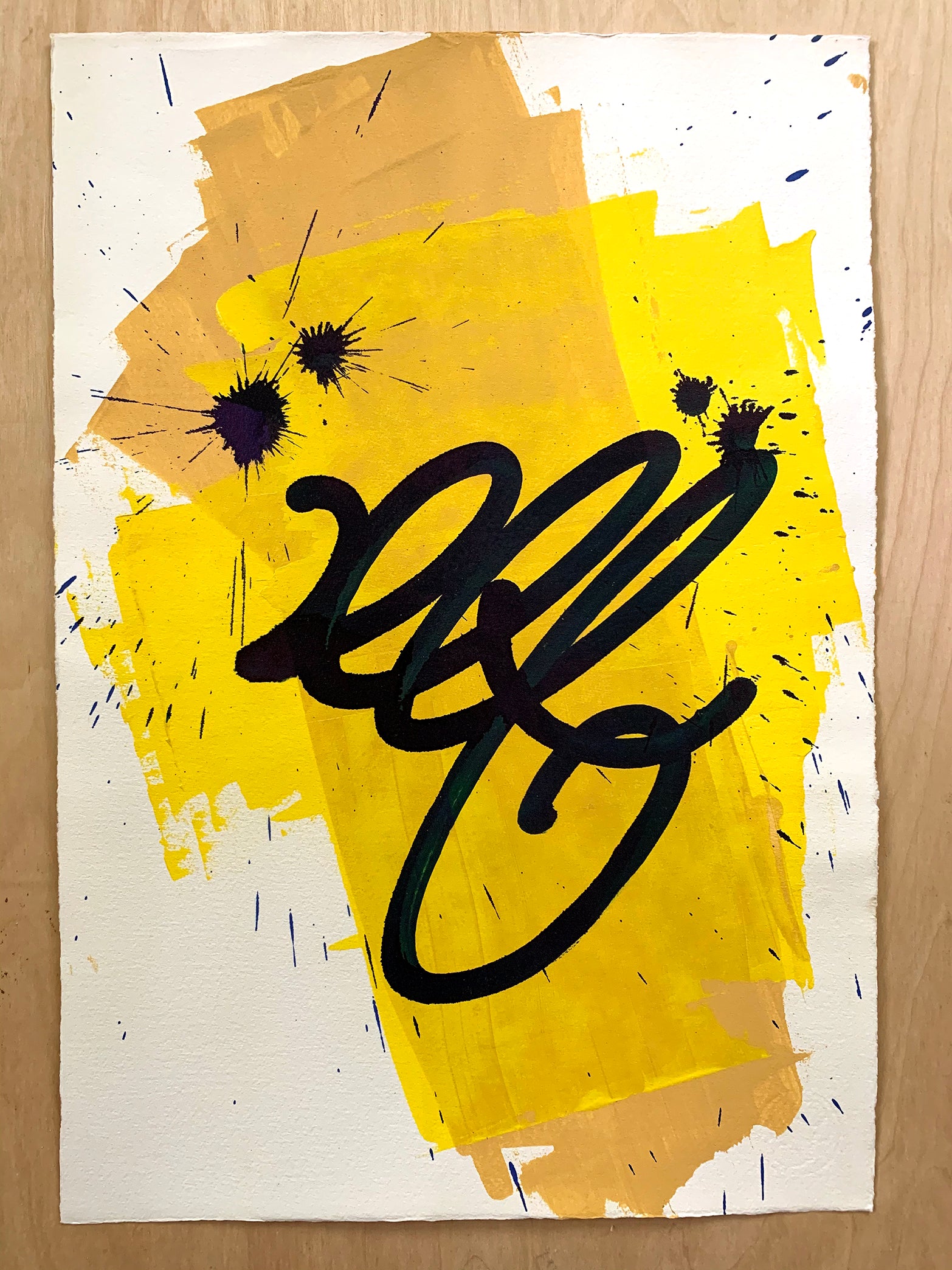 LEE "LEE" Painting on arches