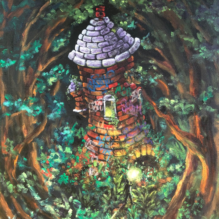 LADY PINK- "Lost Spray can " Painting