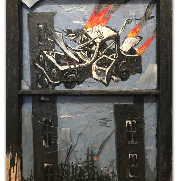 Rick Prol -  "Mort Subite" - Painting 1985