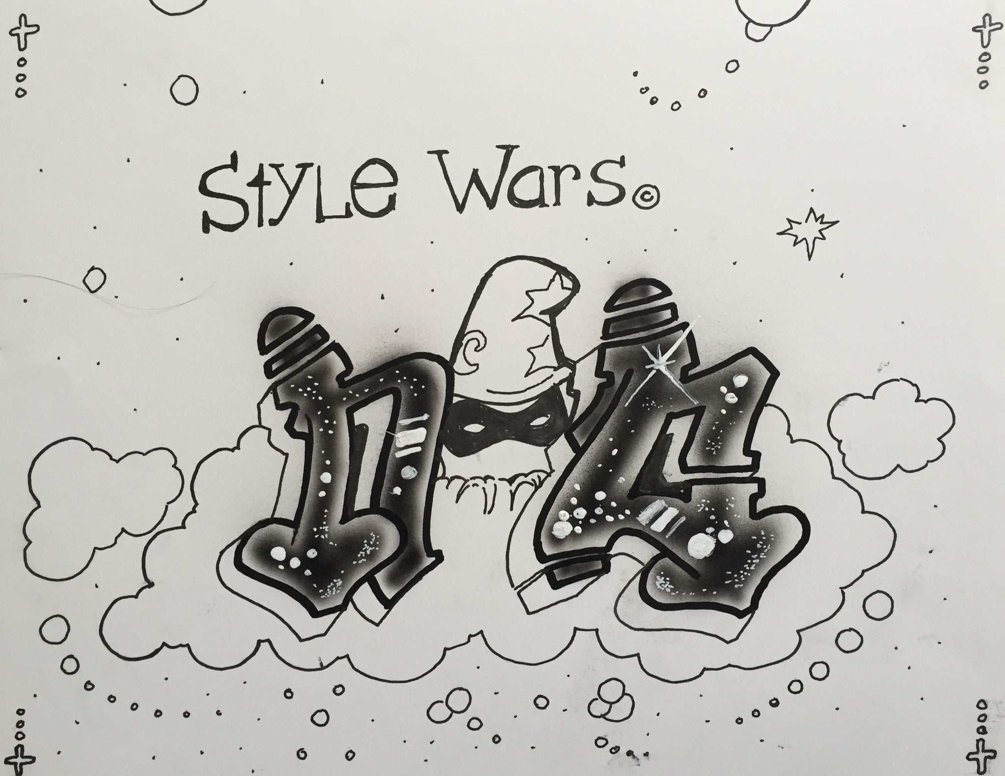 NOC 167 - "Style Wars"  Drawing