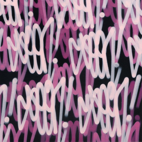 GRAFFITI ARTIST SEEN  -   "Multi  Tags"  Aerosol on  Canvas
