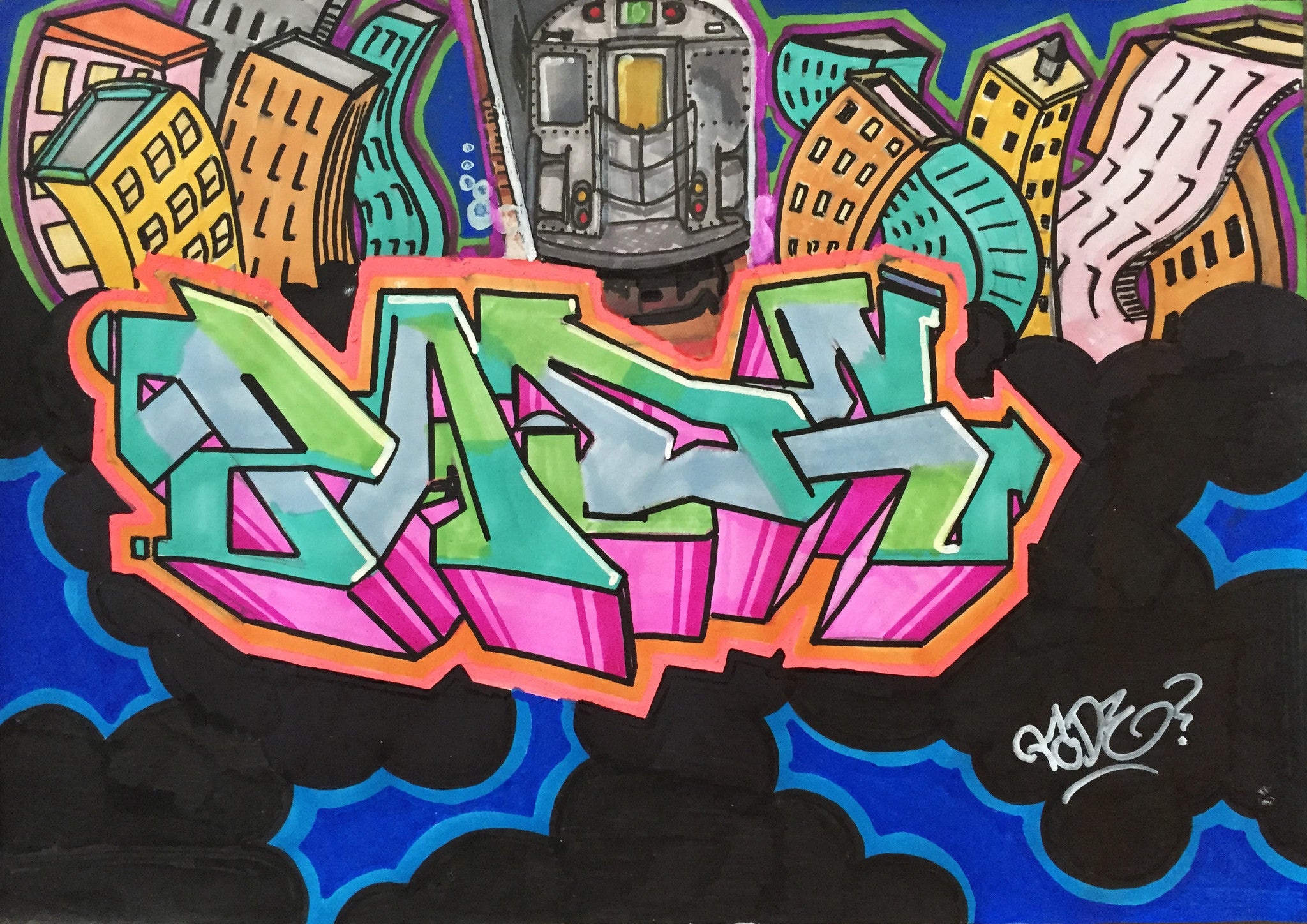 PADE " PADE " Black Book Drawing