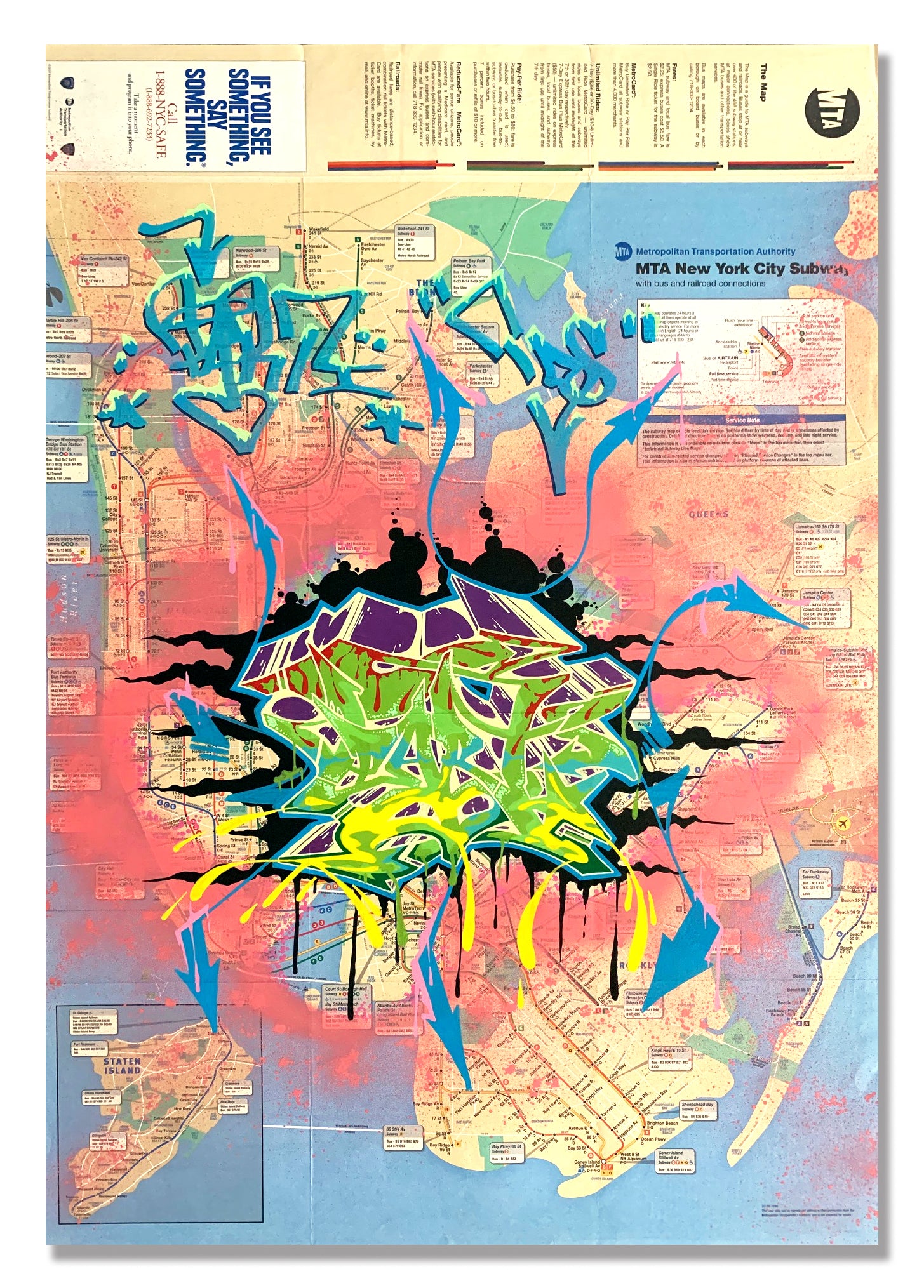 PART ONE  -  "Wild style"  NYC Map