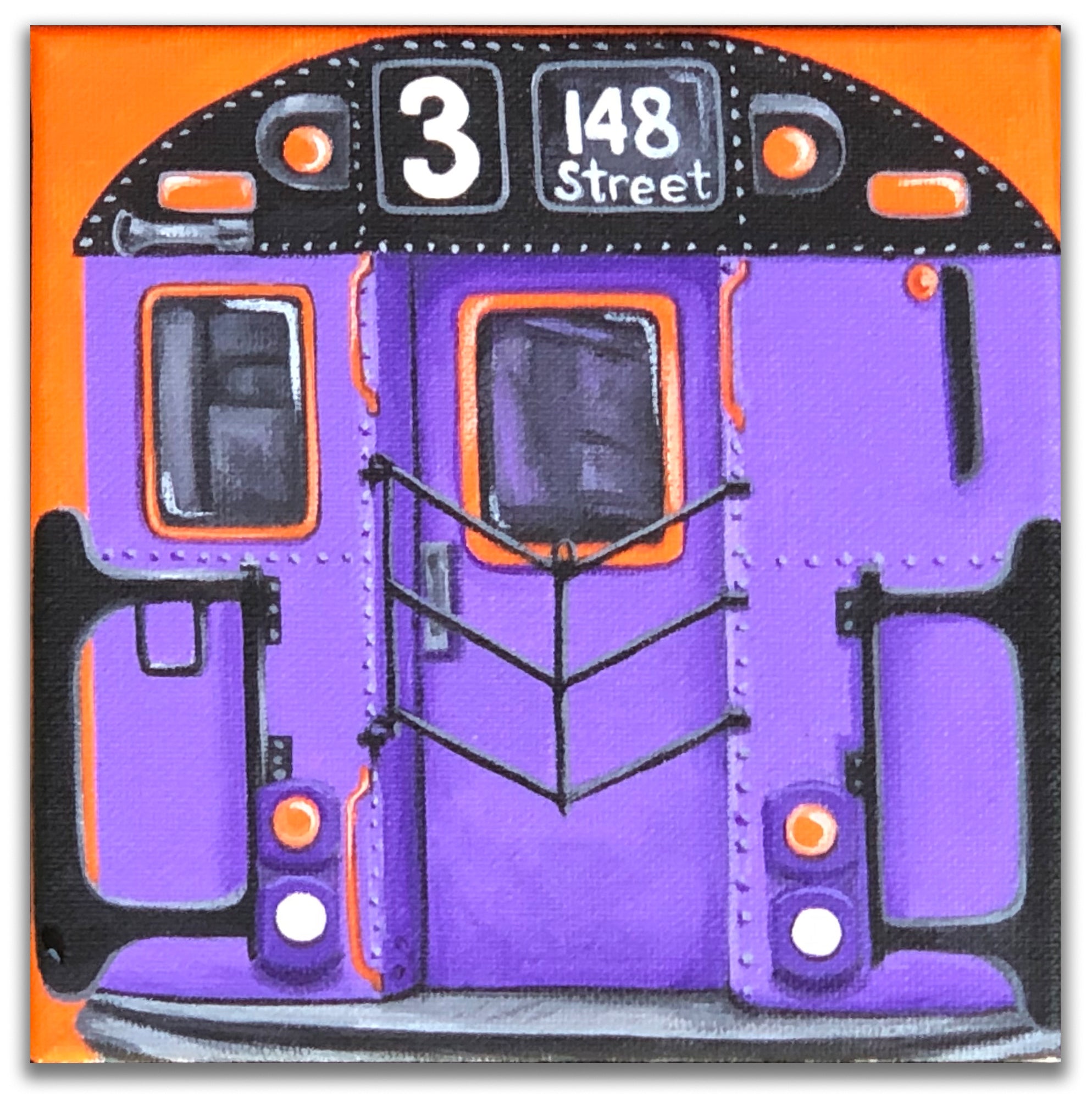 LADY PINK- "148 Street  #3 IRT " Painting