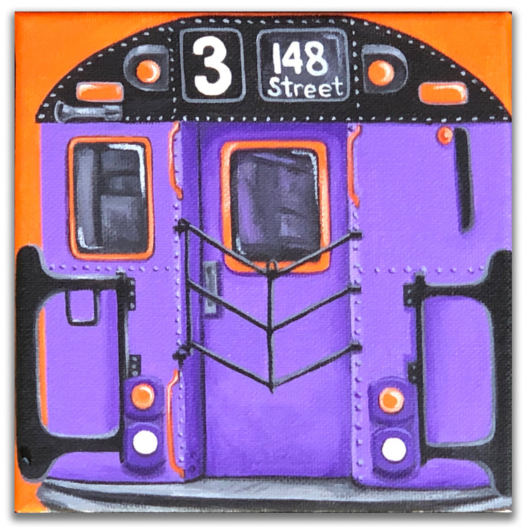 LADY PINK- "148 Street  #3 IRT " Painting