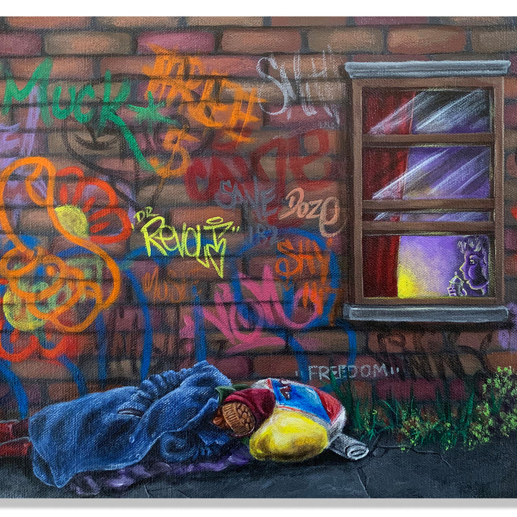 LADY PINK- "The Dreamer" Painting