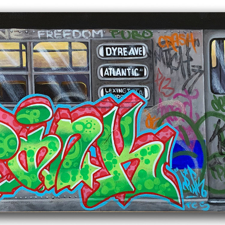 LADY PINK- "Dyre Ave" Painting