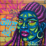 LADY PINK - "Woman in Greens"