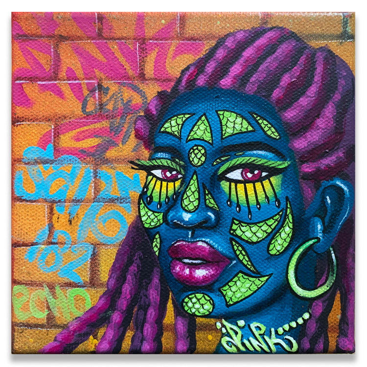 LADY PINK - "Woman in Greens"