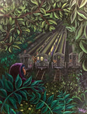 LADY PINK- "The Scout" Painting
