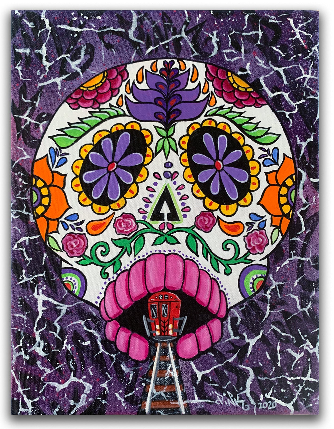 LADY PINK- "Untitled" Painting