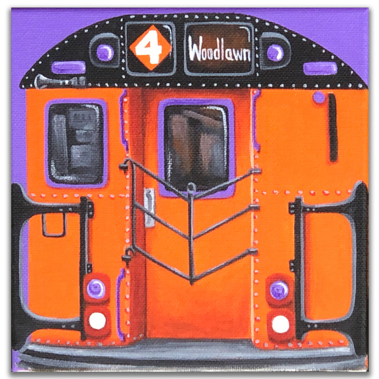 LADY PINK- "Woodlawn #4 IRT " Painting