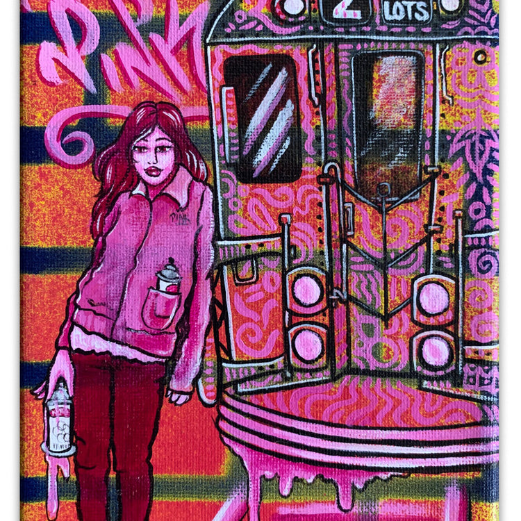 LADY PINK - "Girl With Train"