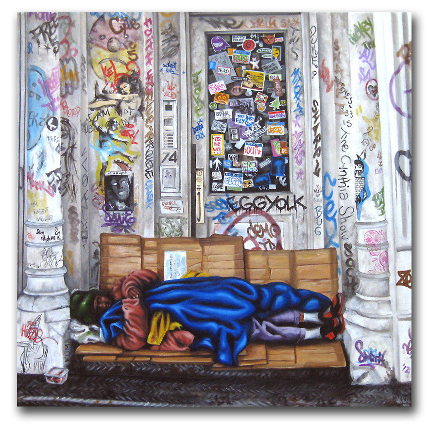 LADY PINK "The Great Out Doors" Painting