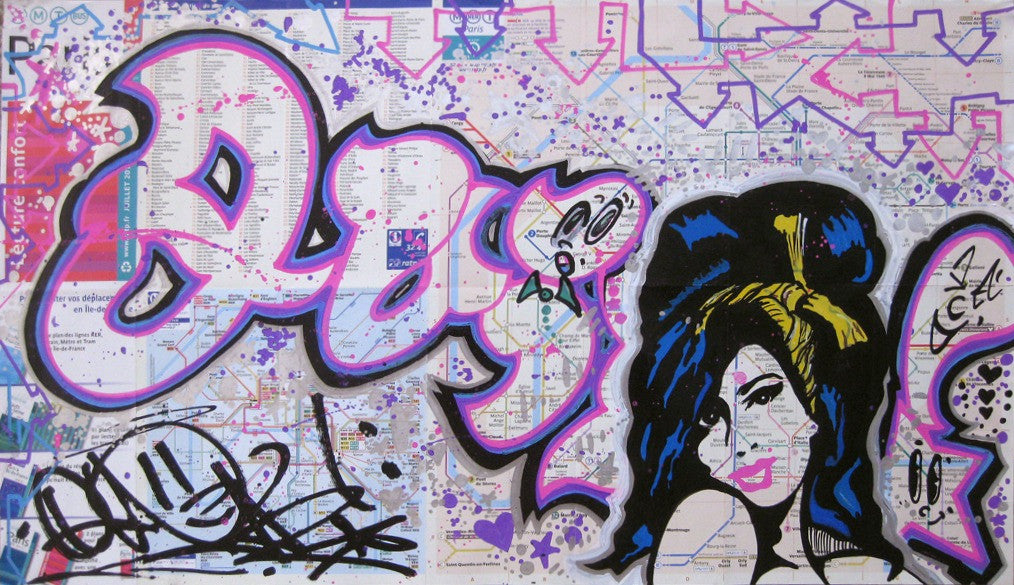 QUIK - "Amy" Paris Transit Map