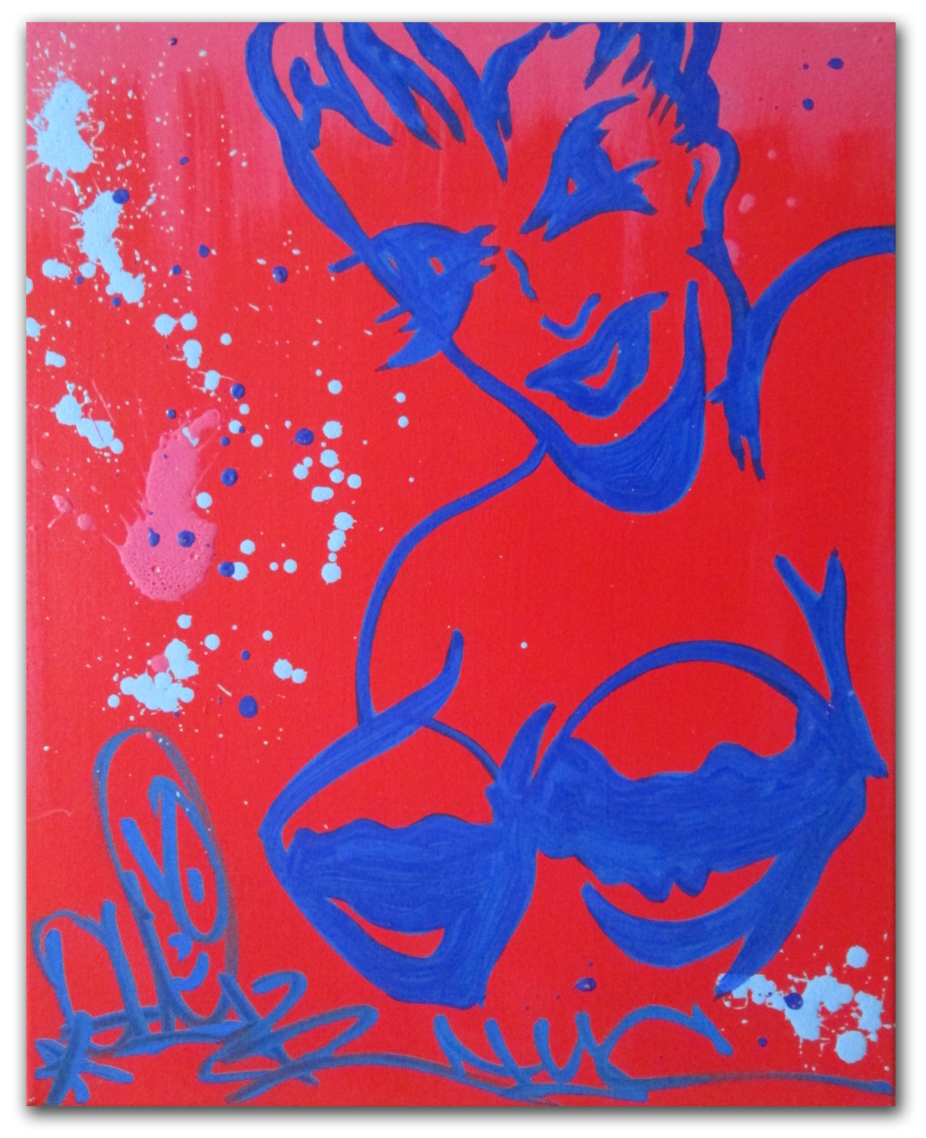 QUIK- "Electric Lady Land" Painting