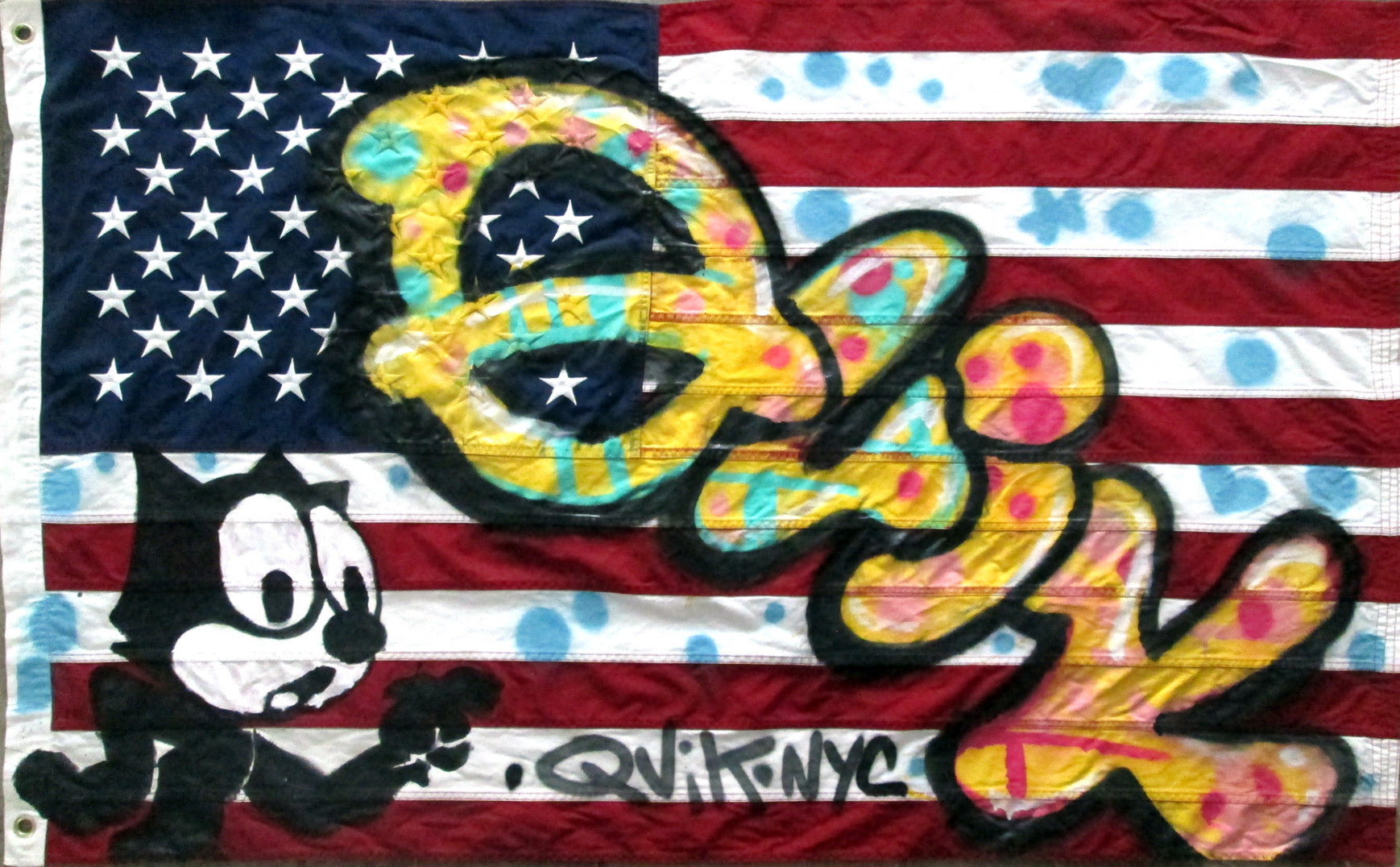 QUIK- "QUIK NYC" FLAG